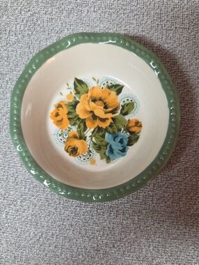 The Pioneer Woman Green Ceramic Mini Pie Pan